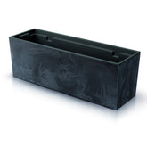 Prosperplast Urbi Case Beton Effect Planter 58x18x19.5cm - Anthracite